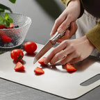 Cutting Board | SUS304 Stainless Steel Antibacterial Non-Porous & Knife-Friendly
