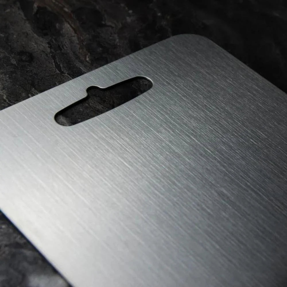 Cutting Board | SUS304 Stainless Steel Antibacterial Non-Porous & Knife-Friendly