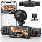 Dash Camera System | 4-Camera HD WiFi & Night Vision