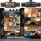 Dash Camera System | 4-Camera HD WiFi & Night Vision