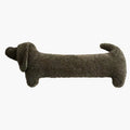 Decorative Cushion | Dachshund-Shaped Bouclé-Style Fabric | 68 cm