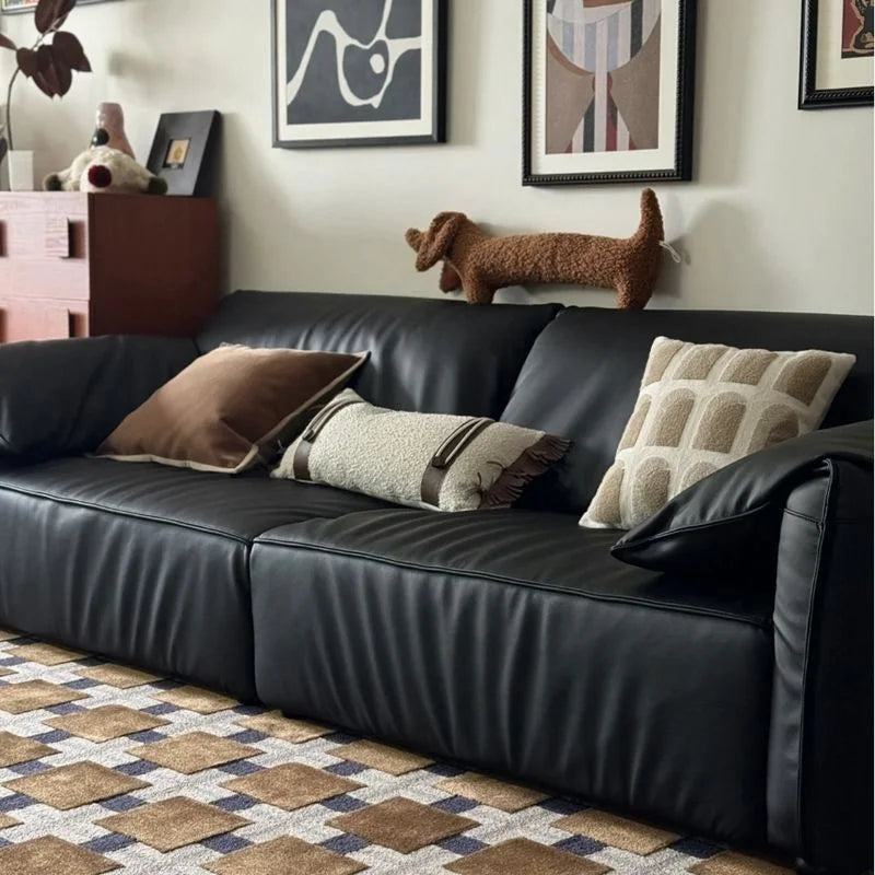 Decorative Cushion | Dachshund-Shaped Bouclé-Style Fabric | 68 cm