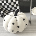Decorative Cushion | Pumpkin Shape & Soft Textured Plush | 20 cm Diameter