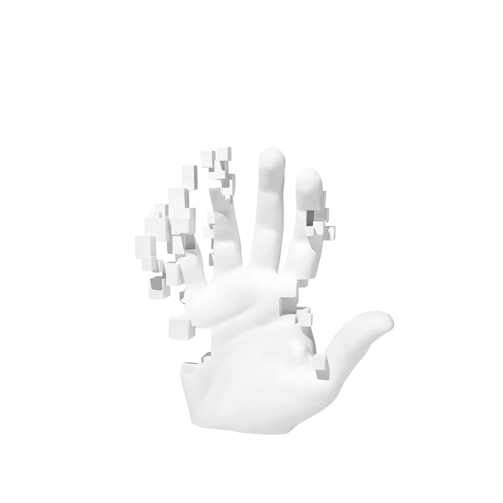 Decorative Hand Figure | Natural Resin & Modern Mosaic