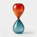 Decorative Hourglass | Two-Tone Modern Design & Multiple Time Intervals