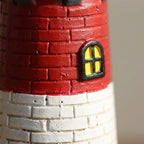 Decorative Lighthouse | Solar-Powered Rotating Beacon | 37.5 cm