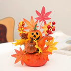 Decorative Ornament | Pumpkin-Inspired Resin | Table & Mantel