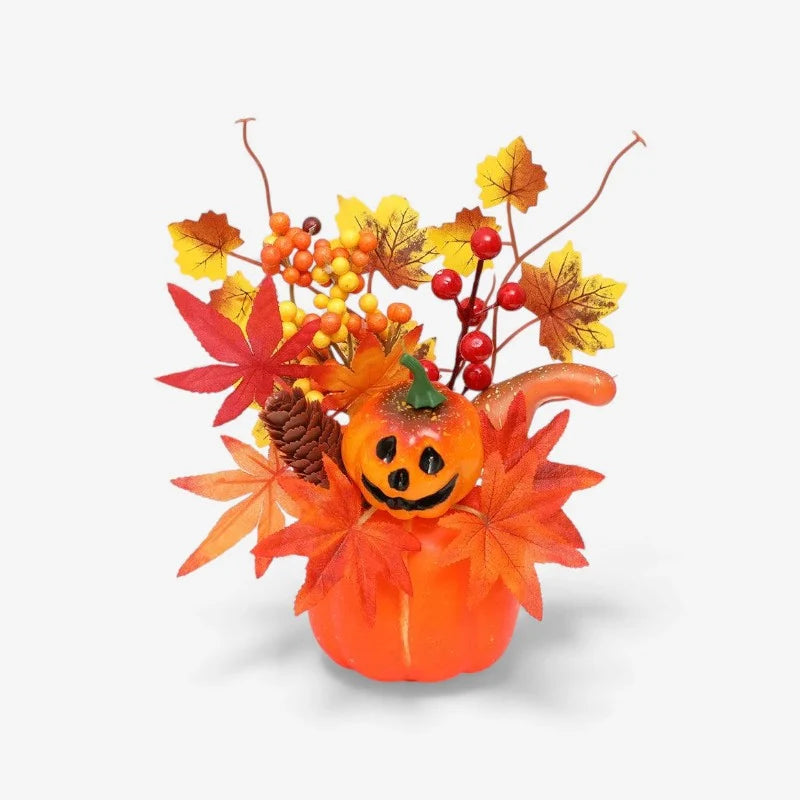Decorative Ornament | Pumpkin-Inspired Resin | Table & Mantel