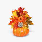 Decorative Ornament | Pumpkin-Inspired Resin | Table & Mantel