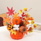 Decorative Ornament | Pumpkin-Inspired Resin | Table & Mantel