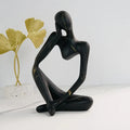 Decorative Sculpture | Resin Water-Transfer & Abstract Thinker | Table Decoration
