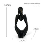 Decorative Sculpture | Resin Water-Transfer Print | Tabletop Decor
