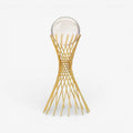 Decorative Statue | Sphere-Inspired & Gold Metal