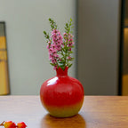 Decorative Vase | Pomegranate-Inspired Sculptural & Handcrafted Finish