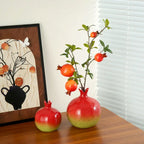 Decorative Vase | Pomegranate-Inspired Sculptural & Handcrafted Finish