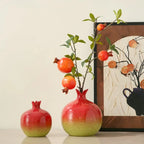 Decorative Vase | Pomegranate-Inspired Sculptural & Handcrafted Finish