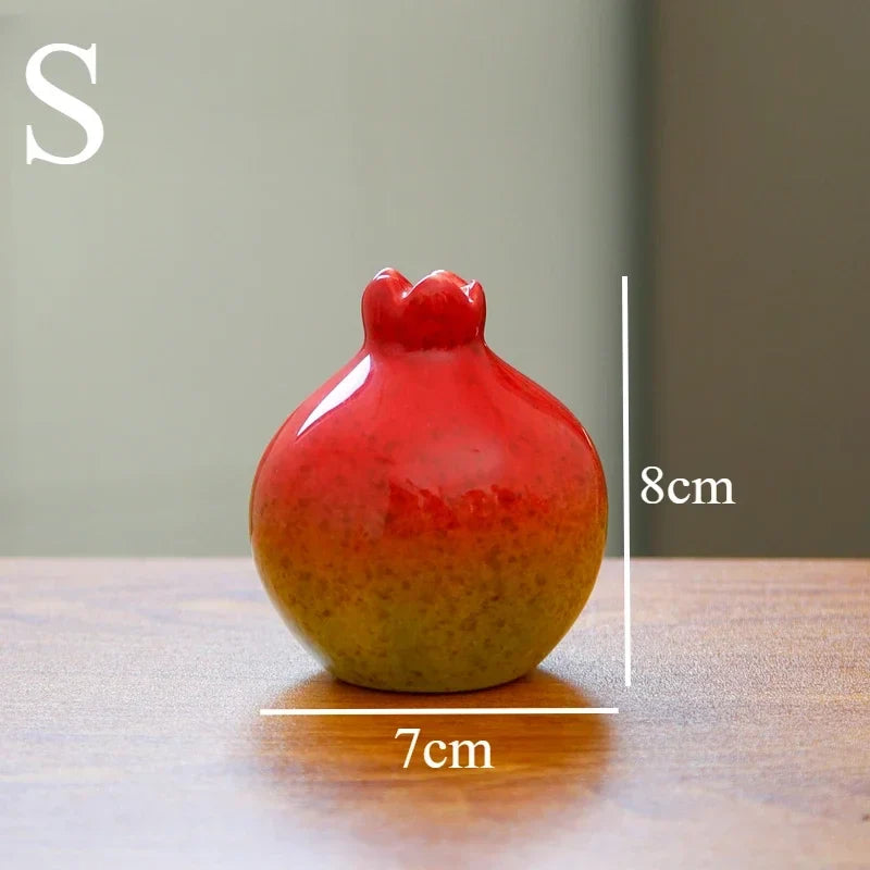 Decorative Vase | Pomegranate-Inspired Sculptural & Handcrafted Finish