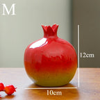 Decorative Vase | Pomegranate-Inspired Sculptural & Handcrafted Finish