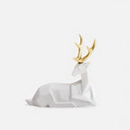 Deer Figurine | Geometric Resin Design