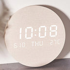 Desk Clock | Scandinavian Minimalist LED Display | 19.5 cm