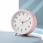 Desk Clock | Silent Sweep & Brass Accents