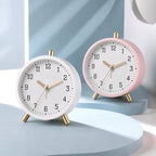 Desk Clock | Silent Sweep & Brass Accents