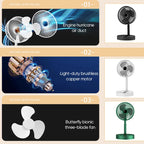 Desk Fan | Foldable & Telescopic With Phone Holder | USB-C Rechargeable
