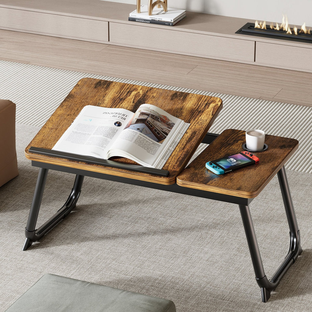 Desk | Foldable & Carbon Fiber Base | 2 Trays