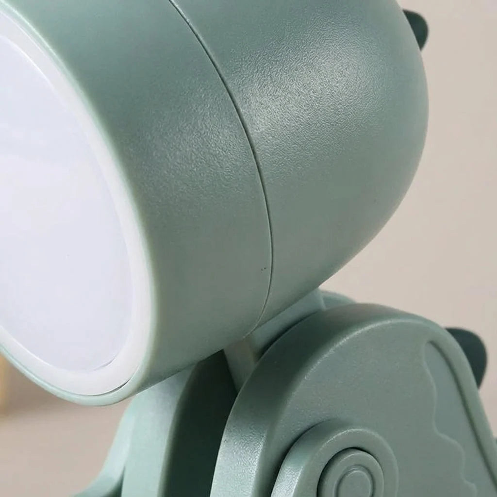 Desk Lamp | Dinosaur Design Foldable & Clip-On Warm LED