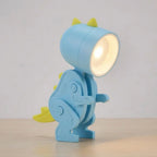 Desk Lamp | Dinosaur Design Foldable & Clip-On Warm LED