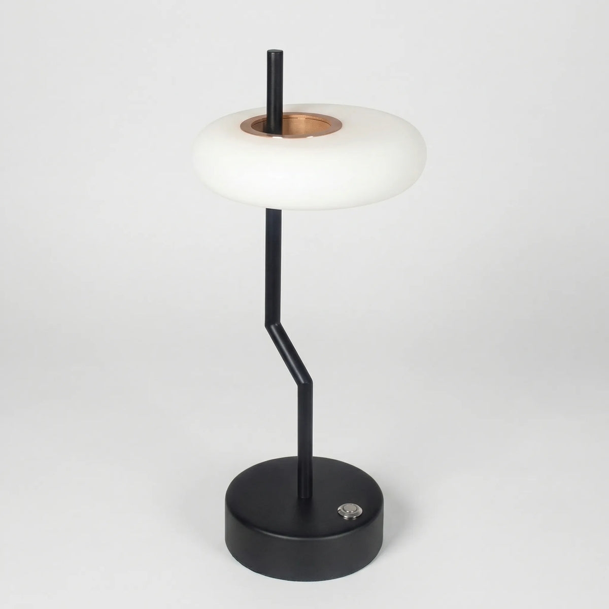 Desk Lamp | Frosted Disc Shade & Dimmable Touch Sensor