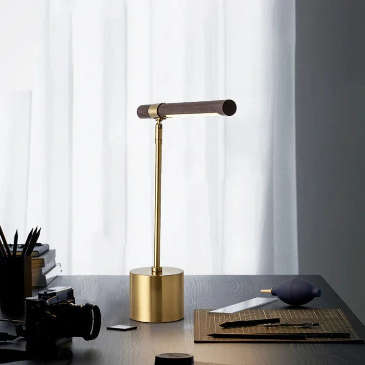 Desk Lamp | Metal Adjustable Arm & Focused Lighting