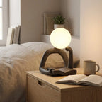 Desk Lamp | Sculptural Resin & USB-Powered Warm LED