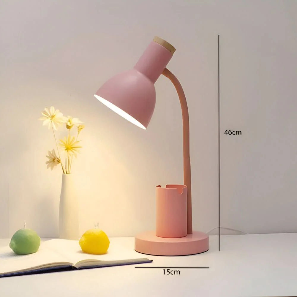 Desk Lamp | Tri-Color LED & Integrated Pen Holder