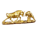 Desk Sculpture | Lifelike Resin Bull & Bear