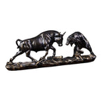 Desk Sculpture | Lifelike Resin Bull & Bear