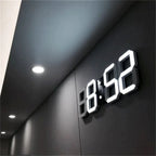 Digital Wall Clock | 3D LED Digits & Dimmable Night Mode | Wall Or Desk