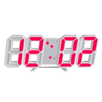 Digital Wall Clock | 3D LED Digits & Dimmable Night Mode | Wall Or Desk