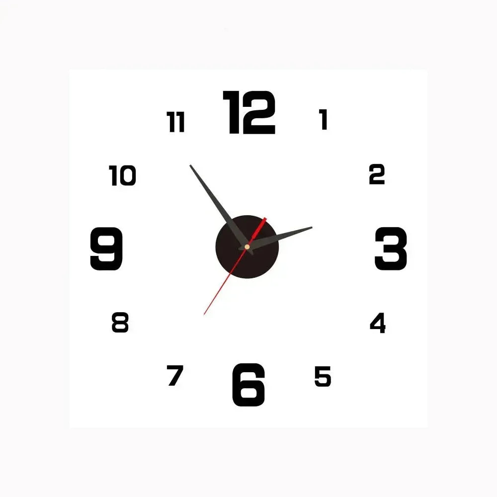 Digital Wall Clock | Silent & Elegant Design | 20 cm