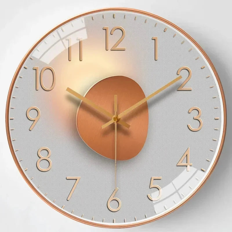 Digital Wall Clock | Silent & Elegant Design | 20 cm