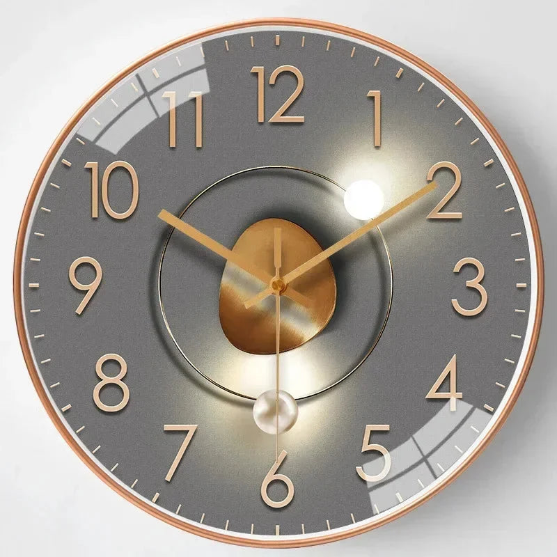 Digital Wall Clock | Silent & Elegant Design | 20 cm