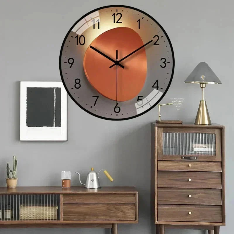 Digital Wall Clock | Silent & Elegant Design | 20 cm