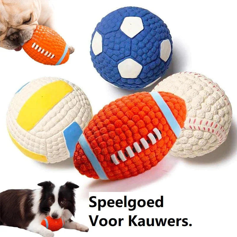 Dog Chew Toy | Extra-Durable Non-Toxic Latex & High-Bounce
