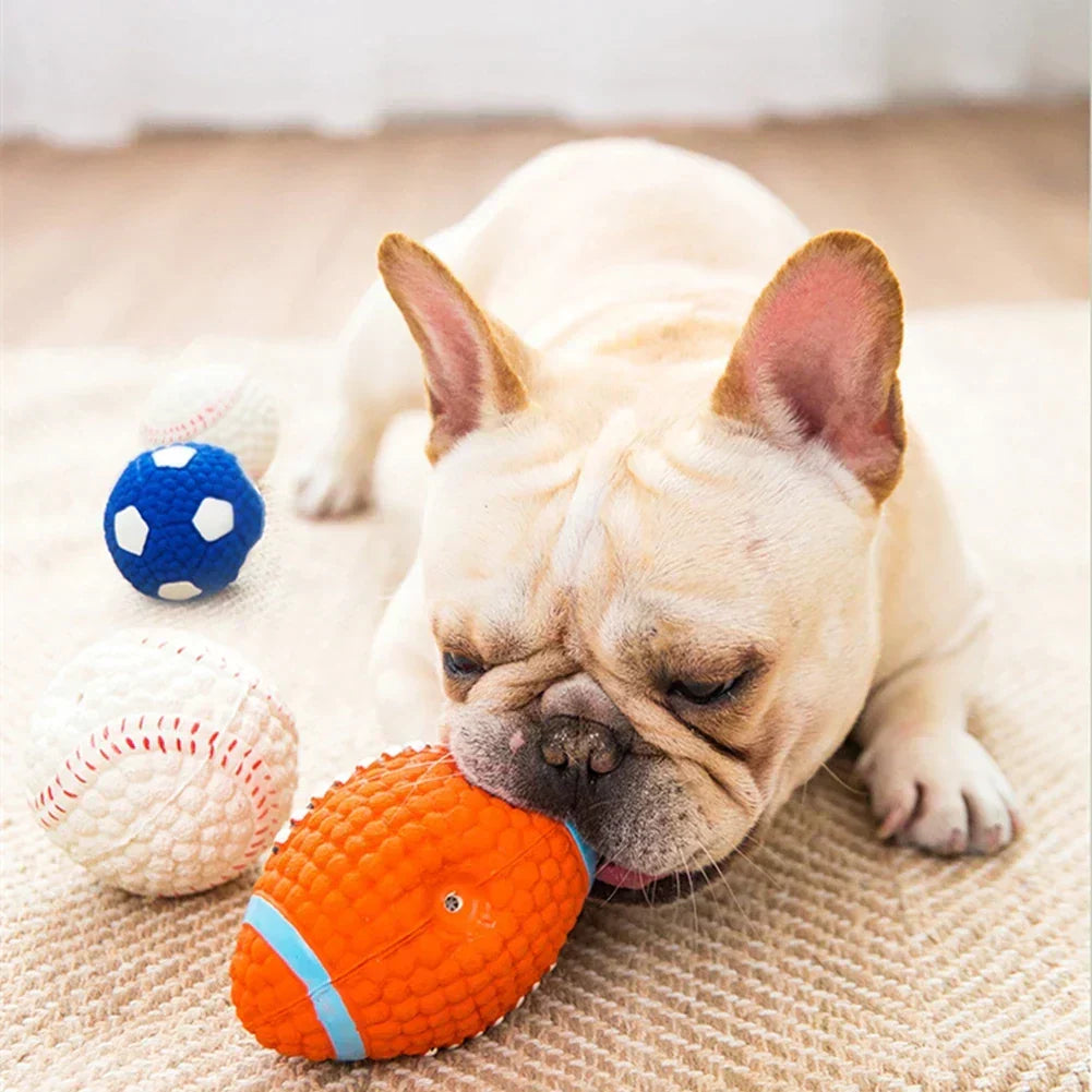 Dog Chew Toy | Extra-Durable Non-Toxic Latex & High-Bounce