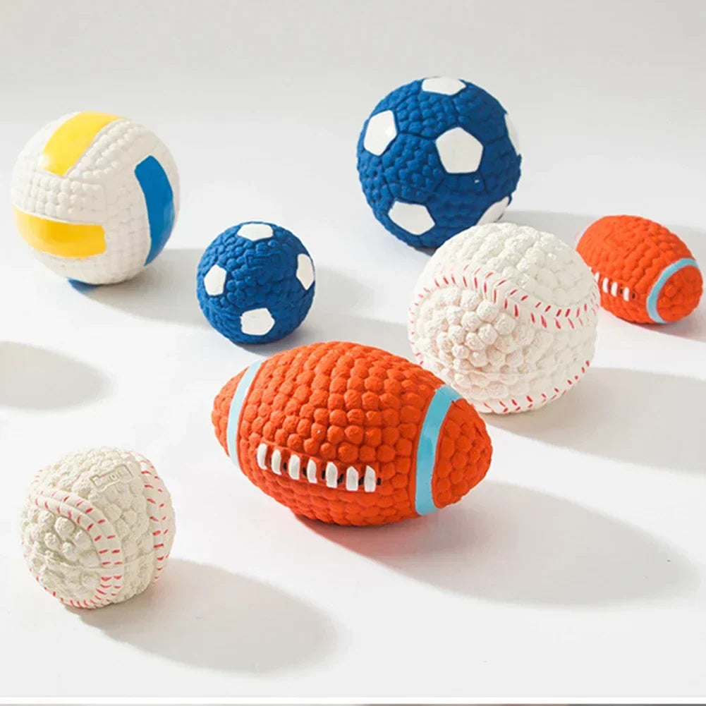 Dog Chew Toy | Extra-Durable Non-Toxic Latex & High-Bounce