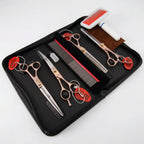 Dog Grooming Scissor Set | Stainless Steel Blades & Fine Comb | For Small Dogs