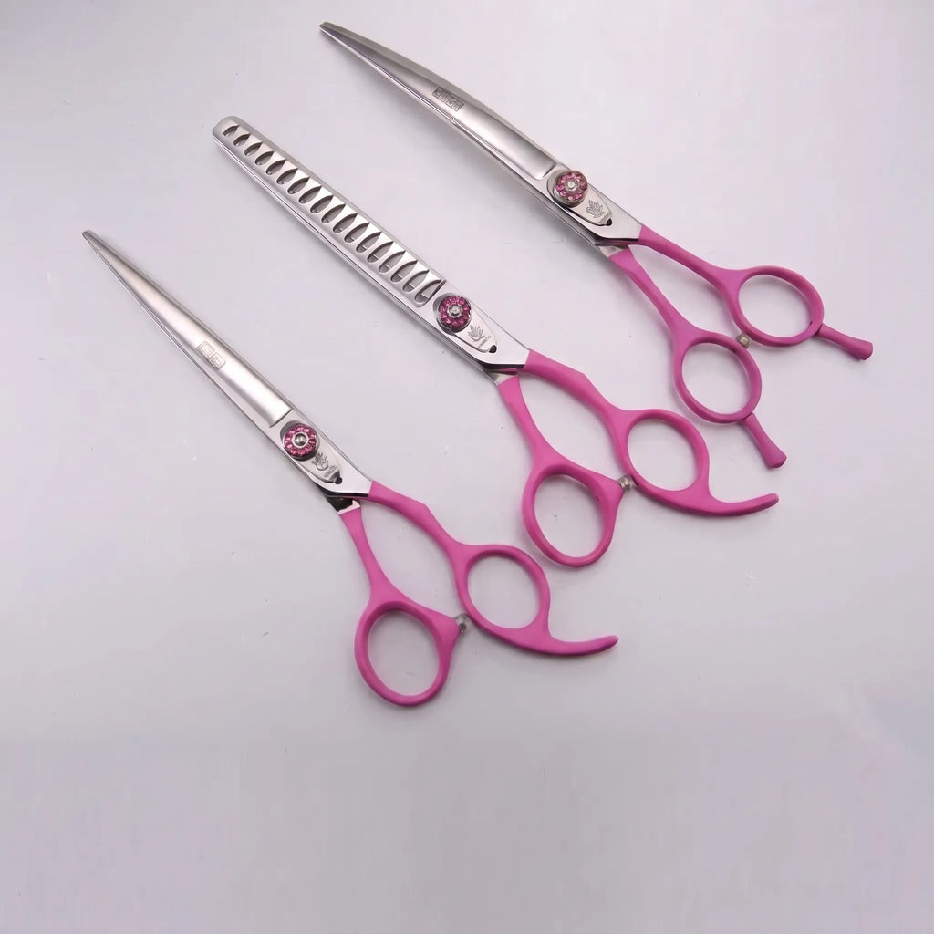 Dog Grooming Scissor Set | Stainless Steel Blades & Fine Comb | For Small Dogs