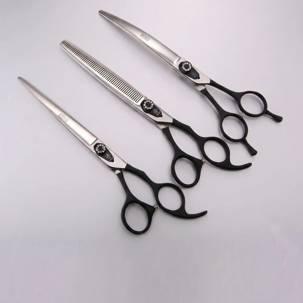 Dog Grooming Scissor Set | Stainless Steel Blades & Fine Comb | For Small Dogs