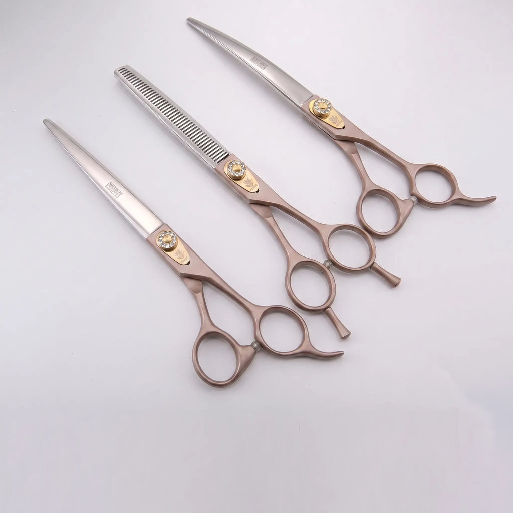 Dog Grooming Scissor Set | Stainless Steel Blades & Fine Comb | For Small Dogs