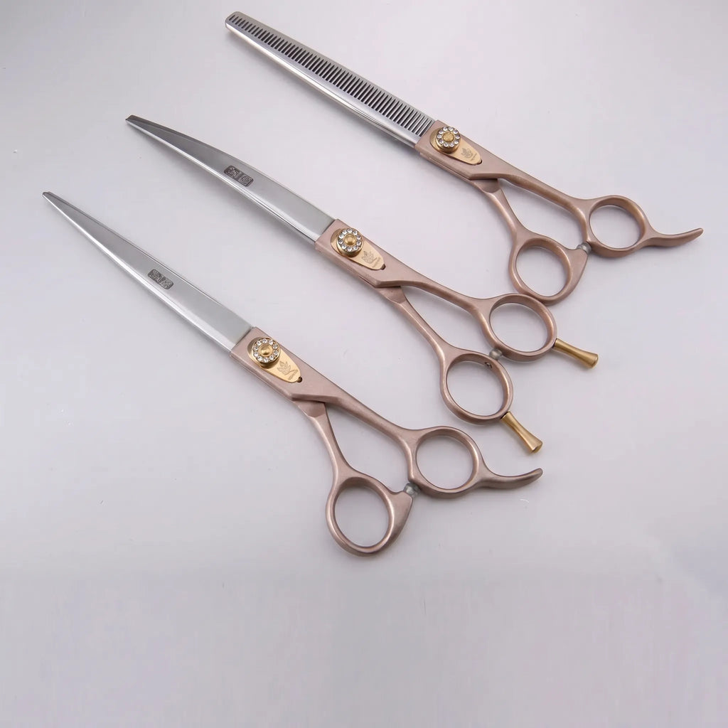Dog Grooming Scissor Set | Stainless Steel Blades & Fine Comb | For Small Dogs